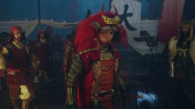 2023年NHK大河劇《怎麼辦家康》裡的武田勝利（真榮田鄉敦 飾）。