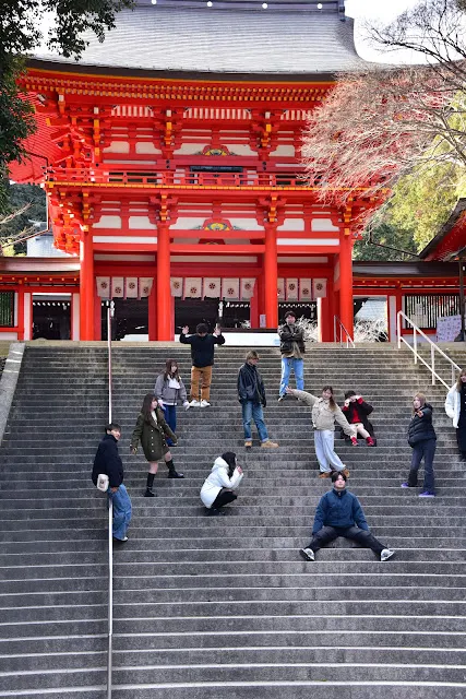 似乎是來畢業旅行的，一群人的感覺總能帶來許多歡樂