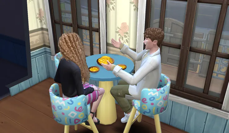 順便請他吃看看剛買回來的楊桃~