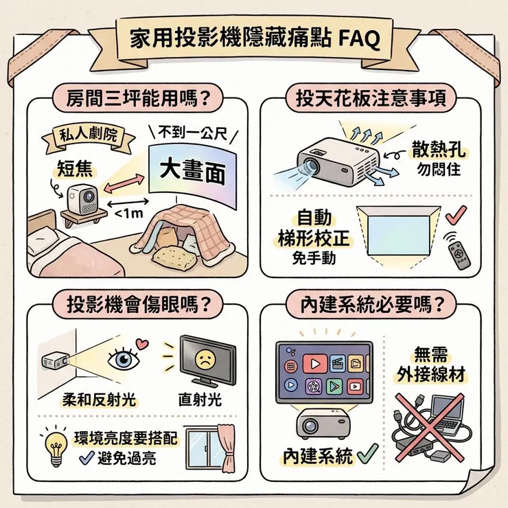 家用投影機隱藏痛點