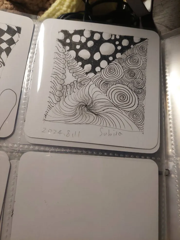 纏繞畫創作-安寧