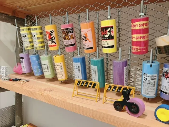 可愛的模型裝飾 處處都在提醒顧客 施工現場 安全第一