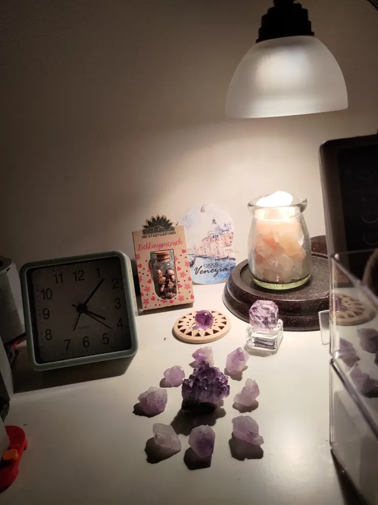 這我自己排的水晶陣😊