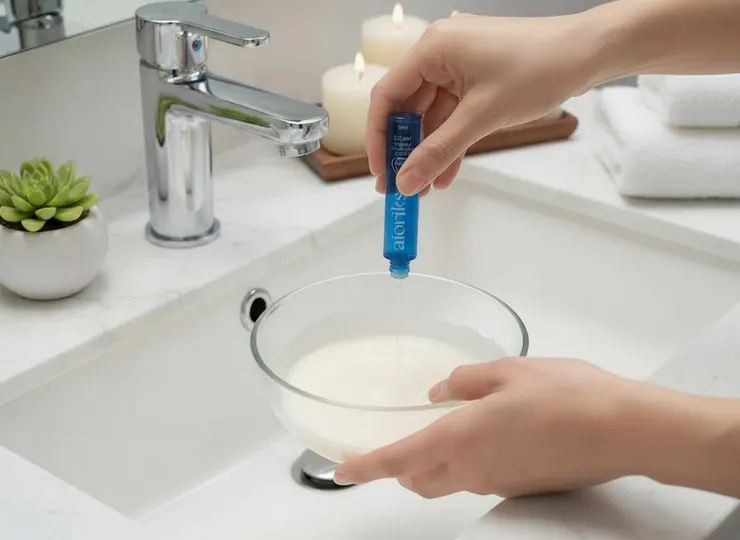 圖說:專利水凝轉換技術,讓精華更易均勻滲透髮絲。(圖/Aioriks)