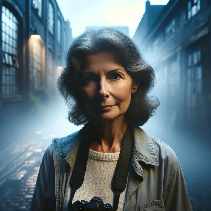 Now, as Jane wanders through the alley, each click of her camera attempts to grasp the ghostly echoes of the past that the man had described. 