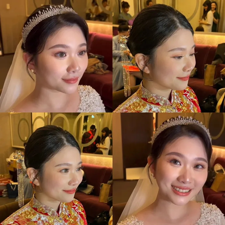 白紗/龍鳳掛 妝容輕薄透亮