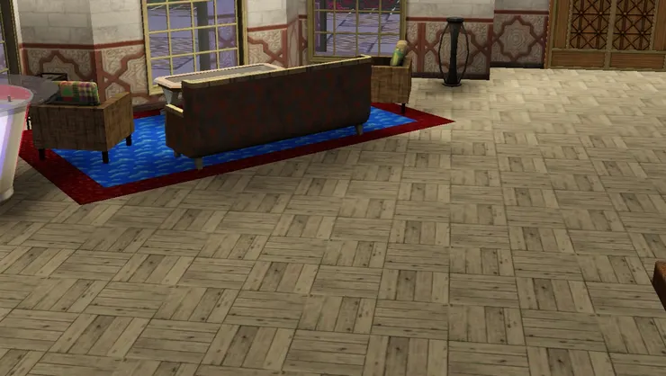 除了客廳，還有個偏廳。