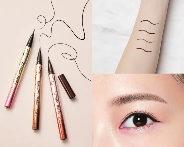 圖說：不怕台灣氣候潮濕悶熱，KISSME花漾美姬「超！持久極細抗暈眼線液」以超防水、抗汗的持妝實力，搭配柔滑顯色筆觸，輕鬆勾勒乾淨俐落的精緻眼妝。（資料來源：台灣奇士美）