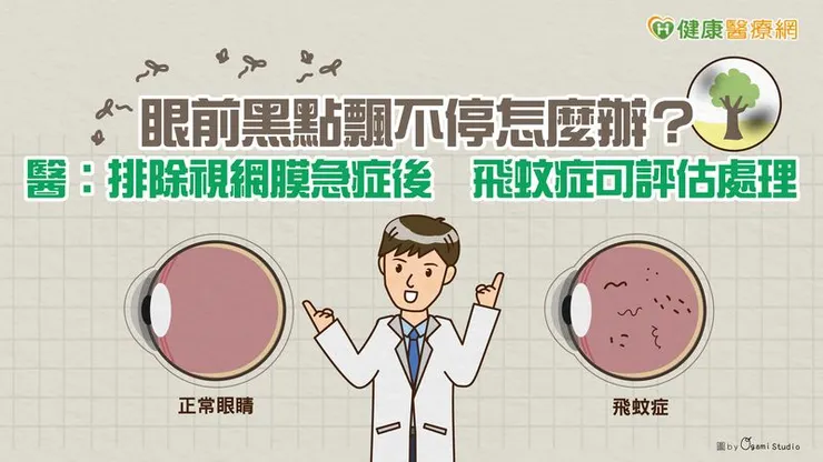 沈筠惇醫師也說，視網膜破洞或剝離屬於急症範圍，發現時應盡快就醫進一步檢查或評估，以掌握治療和康復時機。