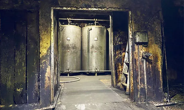 八八坑道 次通道出口