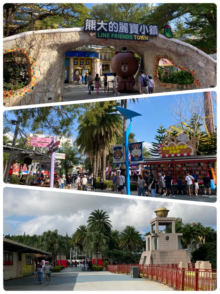 園區內還有熊大的小鎮可以參觀拍照!