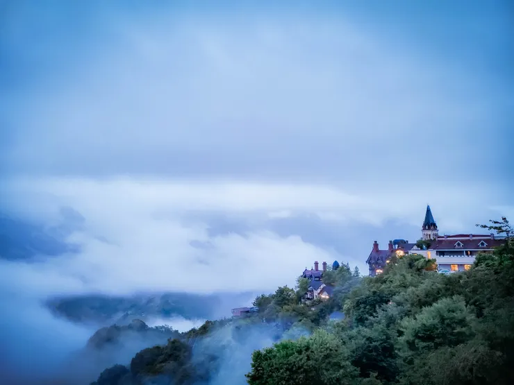 水的各種型態,在南投往清境農場的山上拍的。