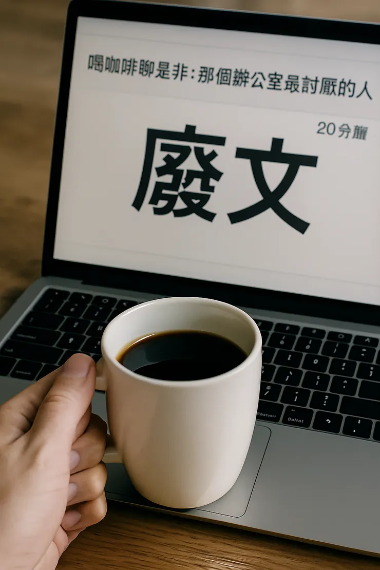 「廢文」兩個字,也能讓人沉默很久