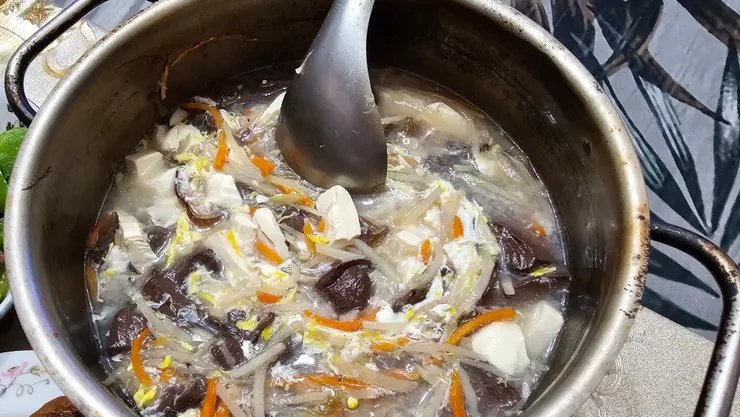 老媽煮的酸辣湯超好喝!