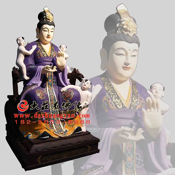 送生娘娘神像左側照