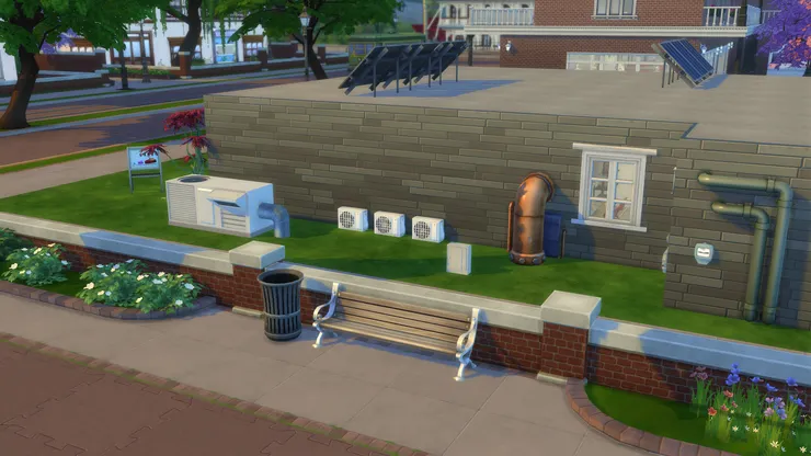 有人可能會問左邊那個是什麼東西,其實是抽氣機,因為這超市有地庫!要兼顧那裏的空氣才行。