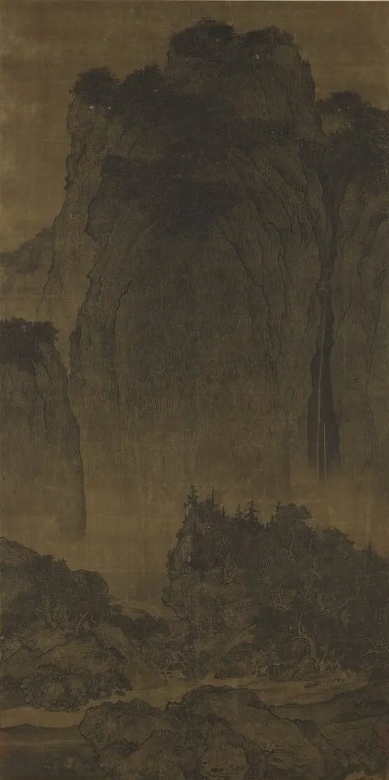 宋　范寬　谿山行旅圖　軸　國立故宮博物院藏（Open Data）