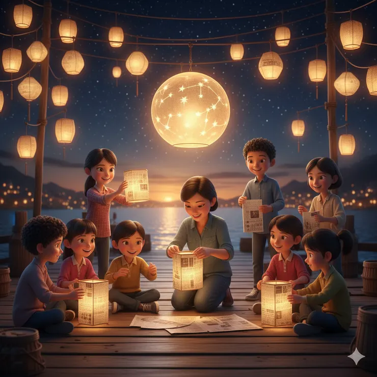 星光碼頭的小燈籠