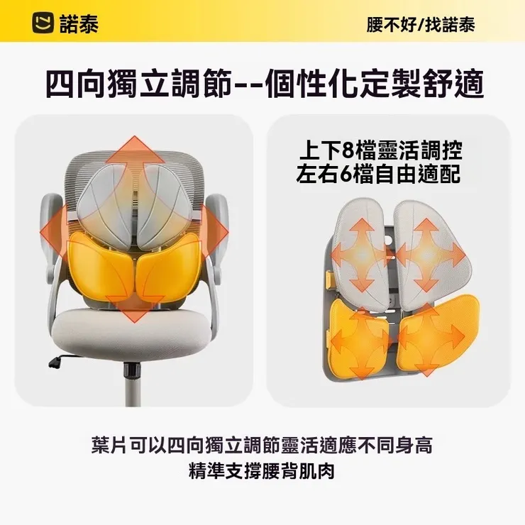 真的有支撐力的四葉大片靠背