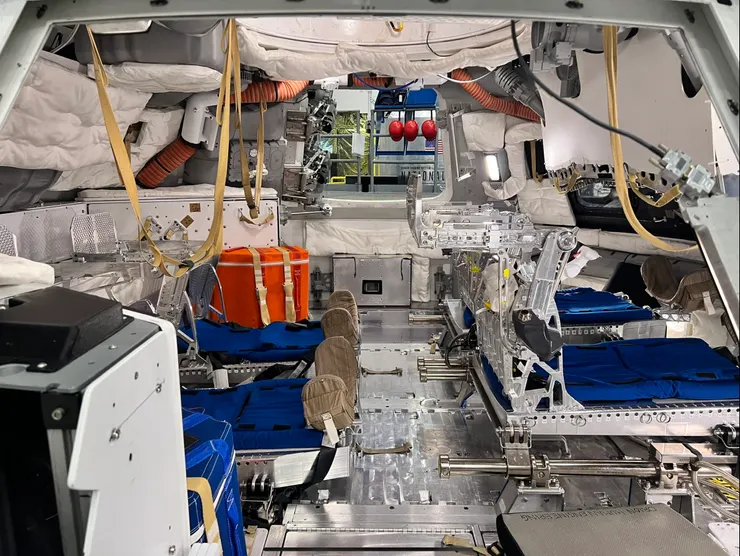 獵戶座Orion太空艙內部