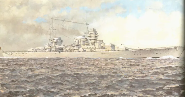 O級戰列巡洋艦設計圖