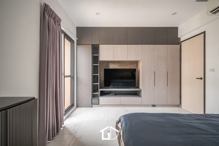 矩設計｜斜影｜臥室