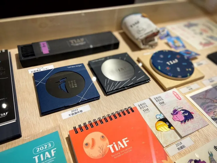 也展出動畫影展豐富的周邊紀念品