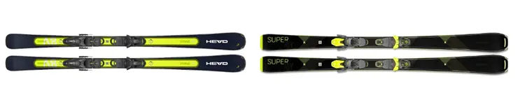 左圖:HEAD SHAPE E-V8 右圖:HEAD SUPER JOY (女板)