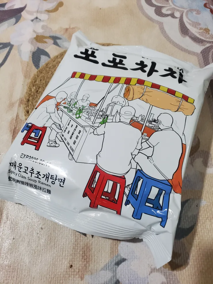 包裝是韓式攤子風格的