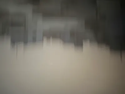 旅店窗景的針孔影像