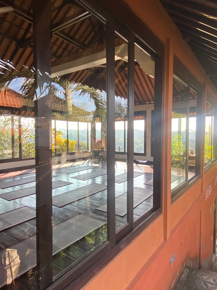 從教室外面往例面看