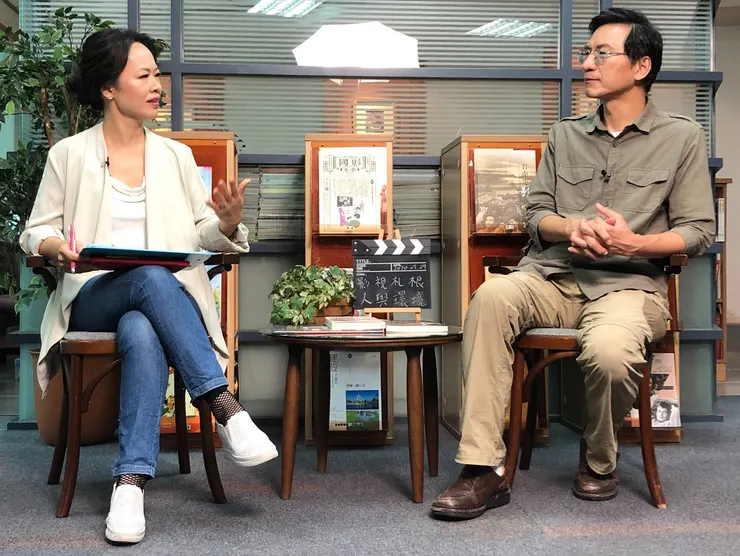 拍攝台中市政府新聞局『2020 影視扎根』推廣影片,與榮譽理事長 李偉文 對談電影中的生命教育。