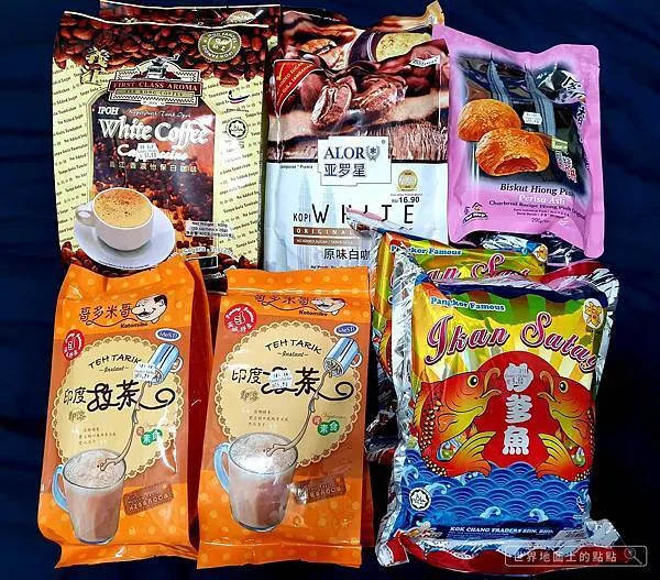 當地大叔推薦的即溶飲料及零食品牌