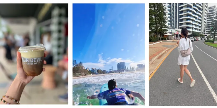 Sun Devil Drinks Company（大推）、正在衝浪、衝完浪的雀躍