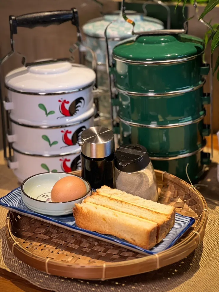 咖椰吐司半熟蛋