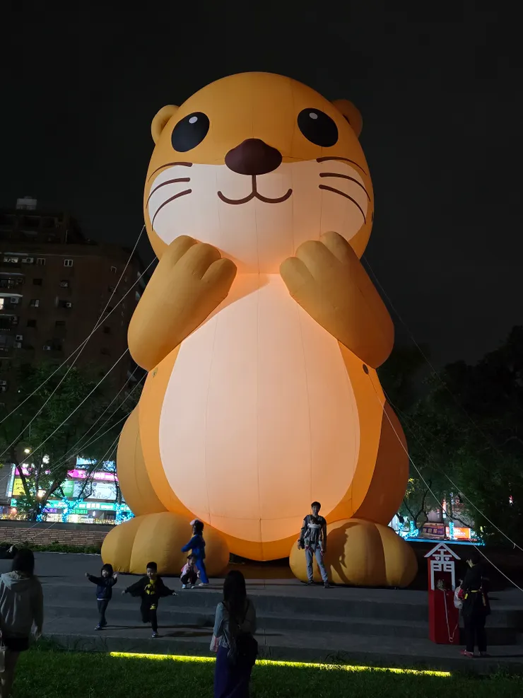 今年有金門吉祥物水獺，超可愛！