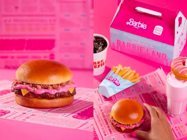 ▲漢堡王推出粉紅漢堡，顛覆視覺和味蕾！（圖片來源：擷取自網路）