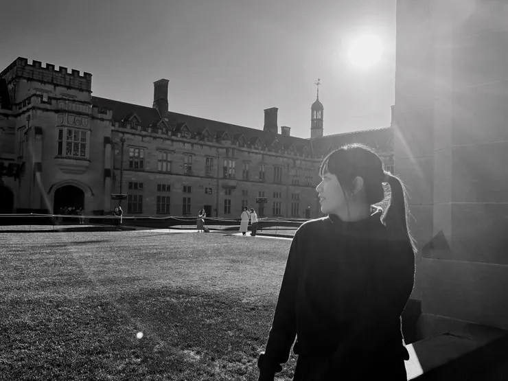 雪梨大學遇到同為獨旅的中國人幫我拍的照片