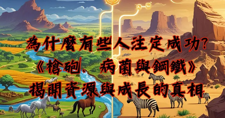 為什麼有些人注定成功?《槍砲、病菌與鋼鐵》揭開資源與成長的真相