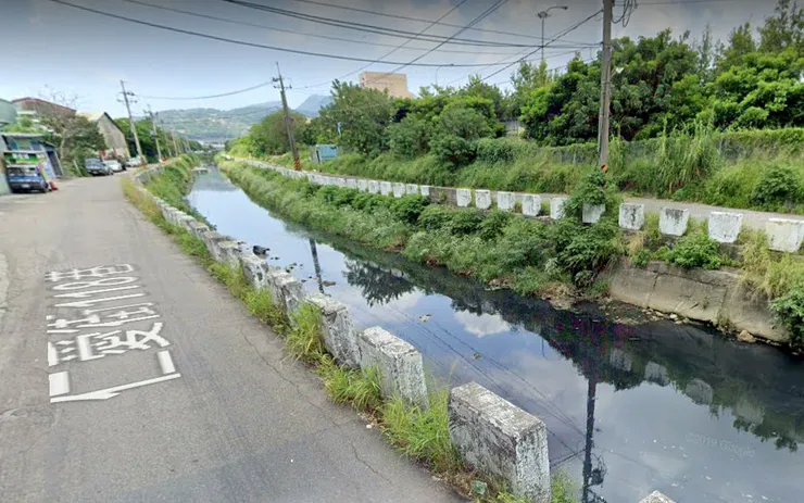 ▲昔日水湳溝,為今日的水湳排水道