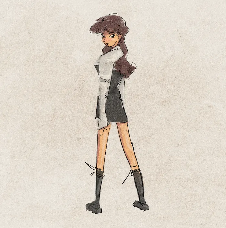 因為昨天畫了麻豆，今天也想說畫點麻豆