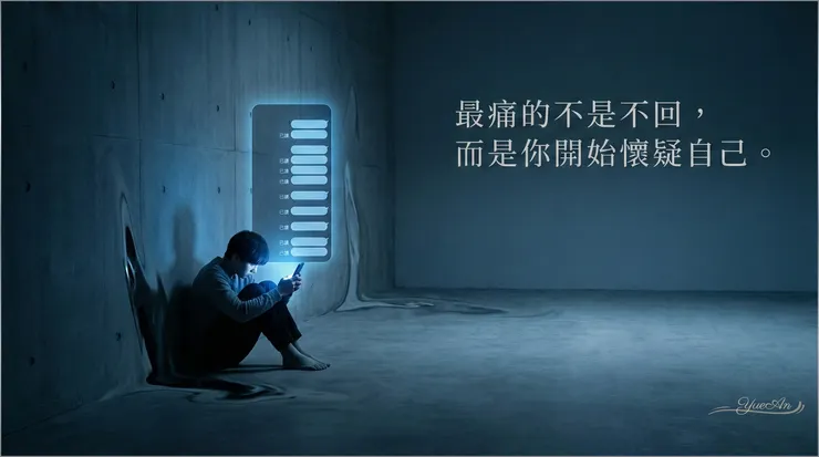 當另一半已讀不回或冷暴力時，最痛的不是沈默，而是隨之而來的自我懷疑與焦慮。這不是你太黏，而是依附系統的警報被觸發了。