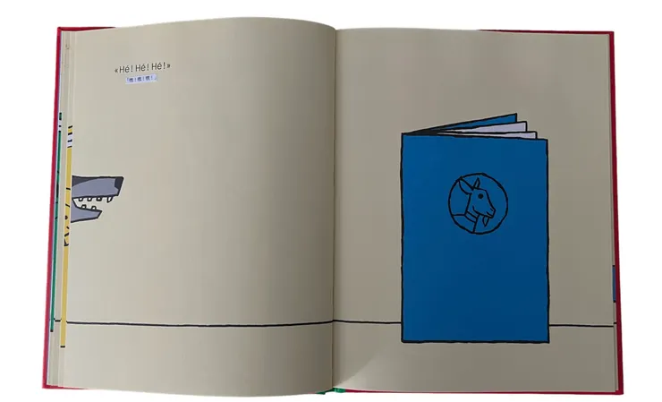 嘿嘿嘿！（書封面是隻山羊，又是什麼童話故事呢？）