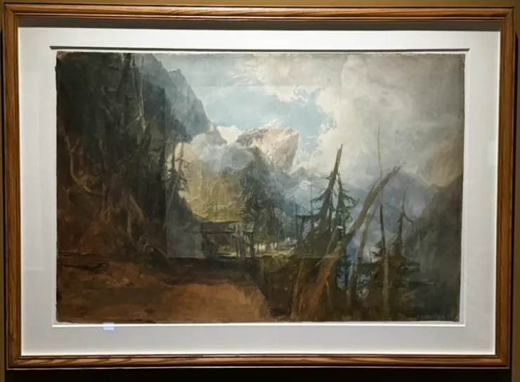 阿姆施泰格與瓦森之間的聖哥達路,仰望羅伊斯山谷