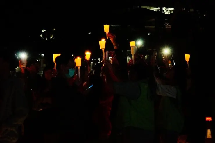 燃燈禮|圖片來源:學校臉書