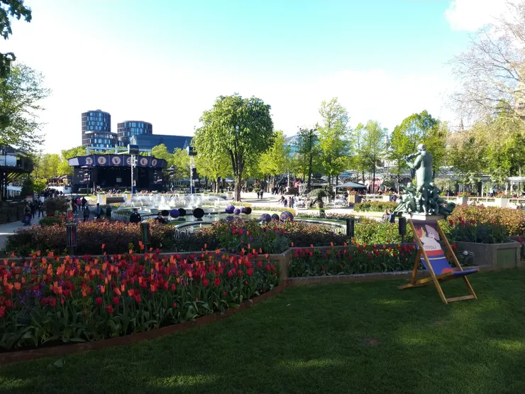 園內的植裁十分用心