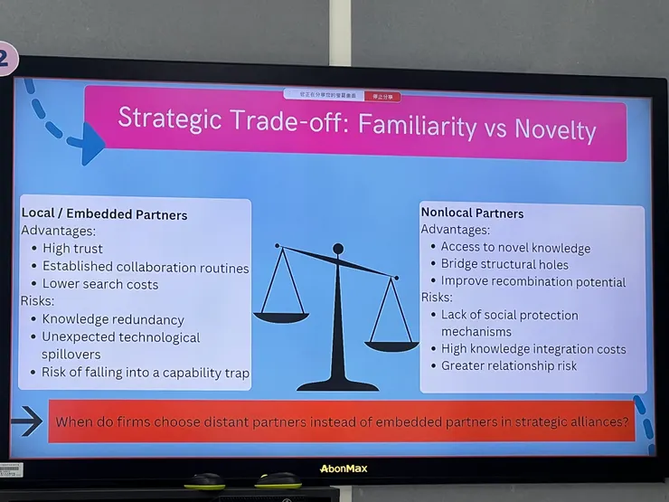 圖片來源：DBA博士班課程，同學分享；石頭哥拍攝