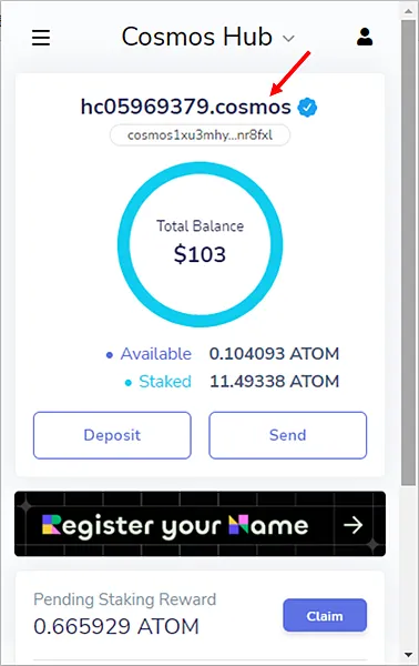 COSMOS ｜錢包域名服務 ICNS (The Interchain Name Service)