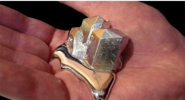 放在手中會融化的金屬