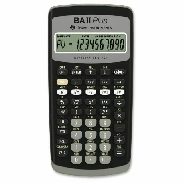TI BA II PLUS 財務計算機